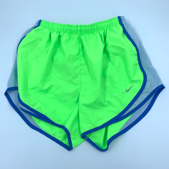 neon nike running shorts